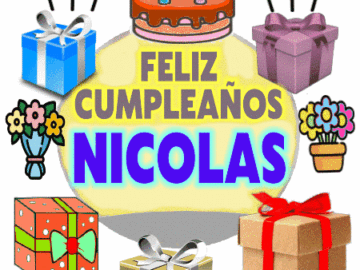 Feliz Cumpleaños Nicolas