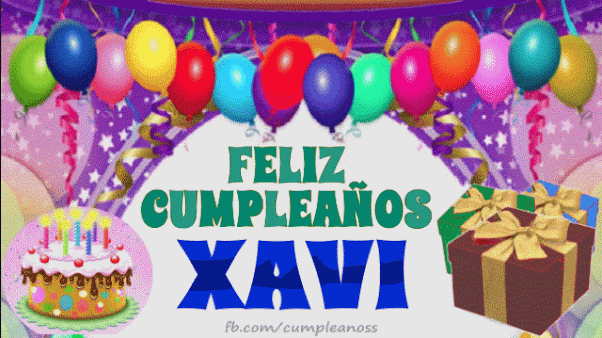 Feliz cumpleaños, Xavi gif