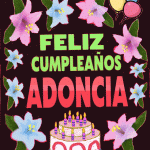 Feliz Cumpleaños Adoncia gif